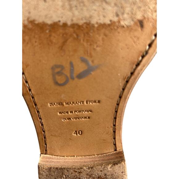 Isabel Marant Etoile Country Concert Cowboy Cowgirl Taupe Crisi Boot Size EU40 - Picture 7 of 9